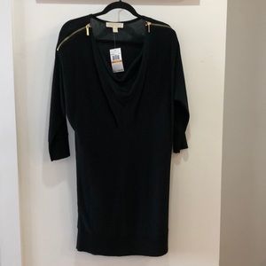 Chic Black Michael Kors Sweater Dress